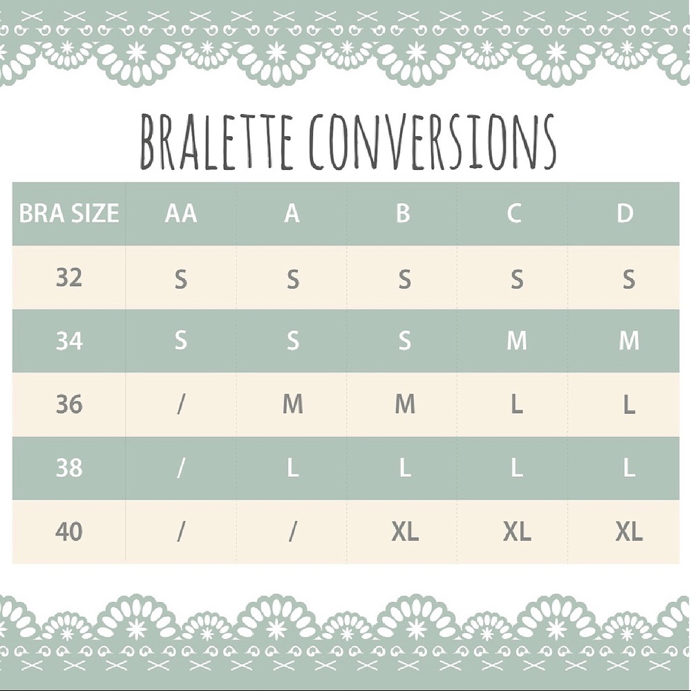 Double Strap Scalloped Lace Bralette Champagne - Picture 8 of 9